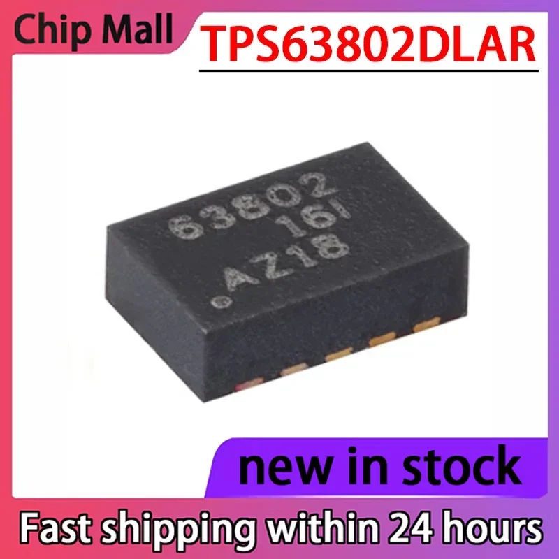 2PCS New TPS63802DLAR 63802 VSON-10 Buck/boost Converter Chip in Stock