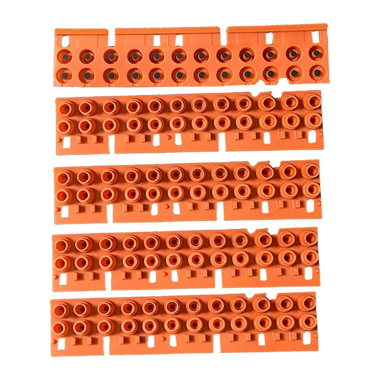 Tira de Goma de Silicona para Contacto de Teclas de Teclado, Material Conductivo Duradero para Reparación de Piano Digital Serie KB