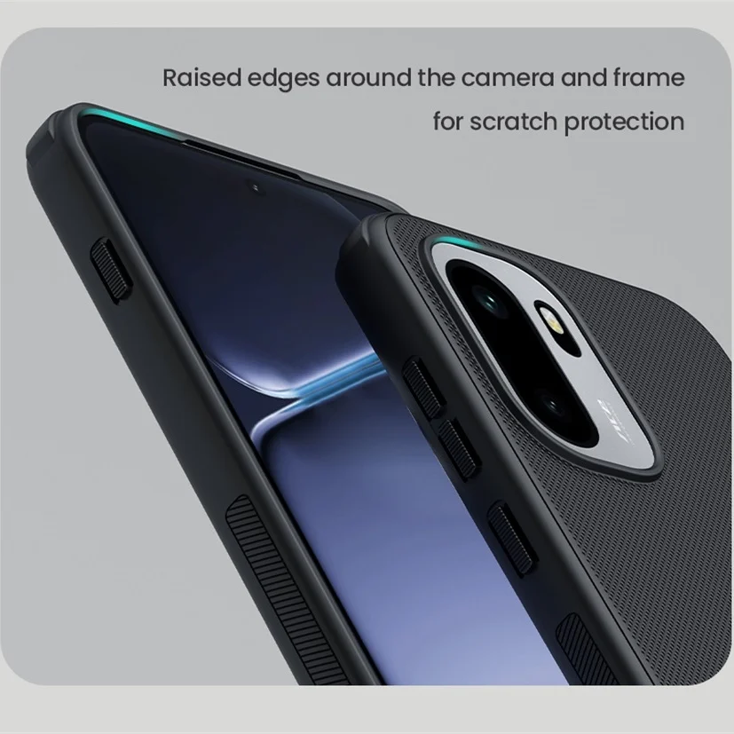 Etui Nillkin Frosted Shield Pro do OnePlus 15R, miękkie krawędzie, twarda obudowa, odporne na wstrząsy, ultracienkie, tylna obudowa do One Plus Ace 6 / 6T — zdjęcie produktu 5