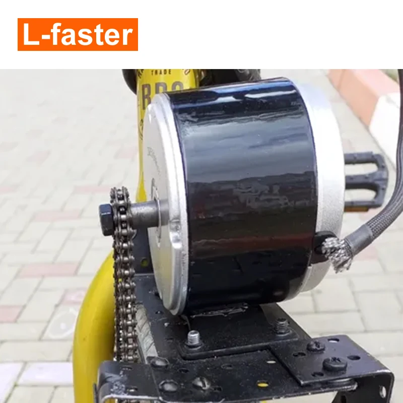 MY1016 Hochgeschwindigkeits-250W-Bürstenmotor für Roller 12V 24V Leistungsstarker Motor für den Transport