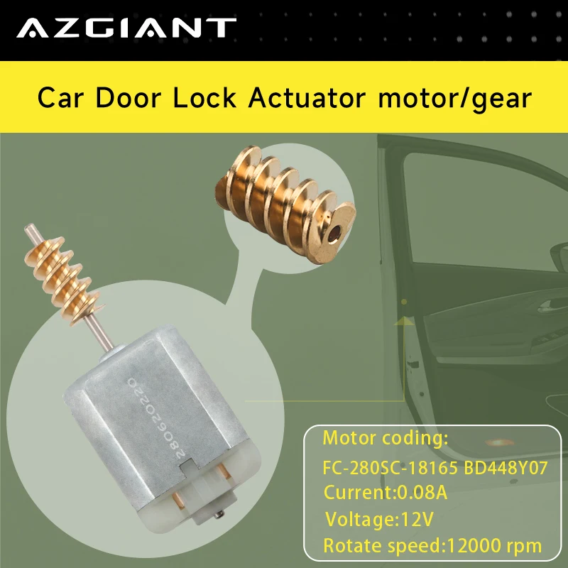 Car Door lock with adjusting motor FC-280SC Worm 2T Disassembly Tool For Skoda Scala Rapid NH1 NH3 Octavia IV NN3 NX3 auto parts