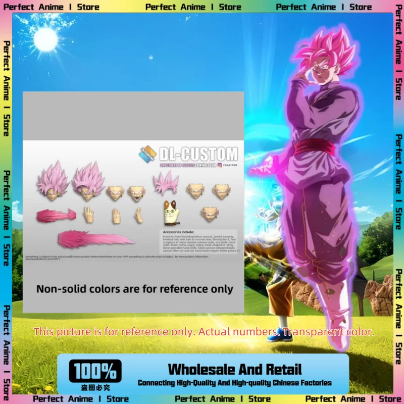 

Набор аксессуаров для резьбы по голове SHF Dragon Ball DL Black Wukong (розовый-прозрачный жемчуг) расширенный к отправке в июле