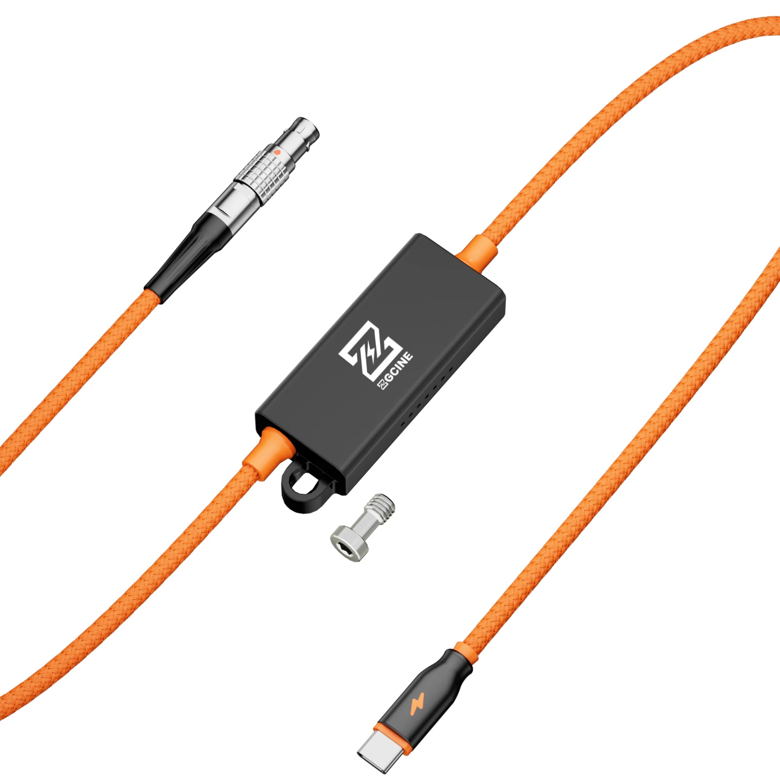ZGCINE Straight 2Pin to USB-C PD Power Cable 65W Fast Charge Bidirectional 100W Max 1/4