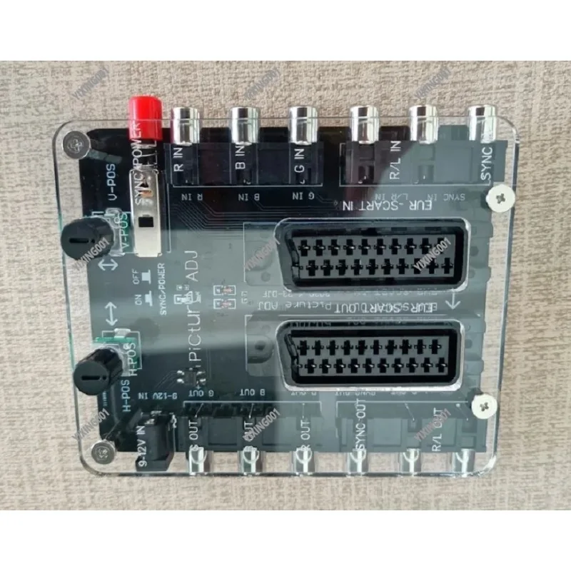 RGBS/SCART European Standard Screen Position Adjuster - For Retro Consoles & CRT TVs, Easy Display Alignment Tool