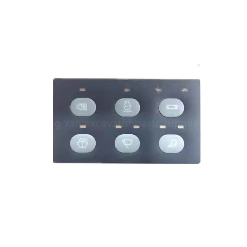 For E320V2 B C D Air Conditioning Control Panel Sticker Instrument Sticker Excavator Parts