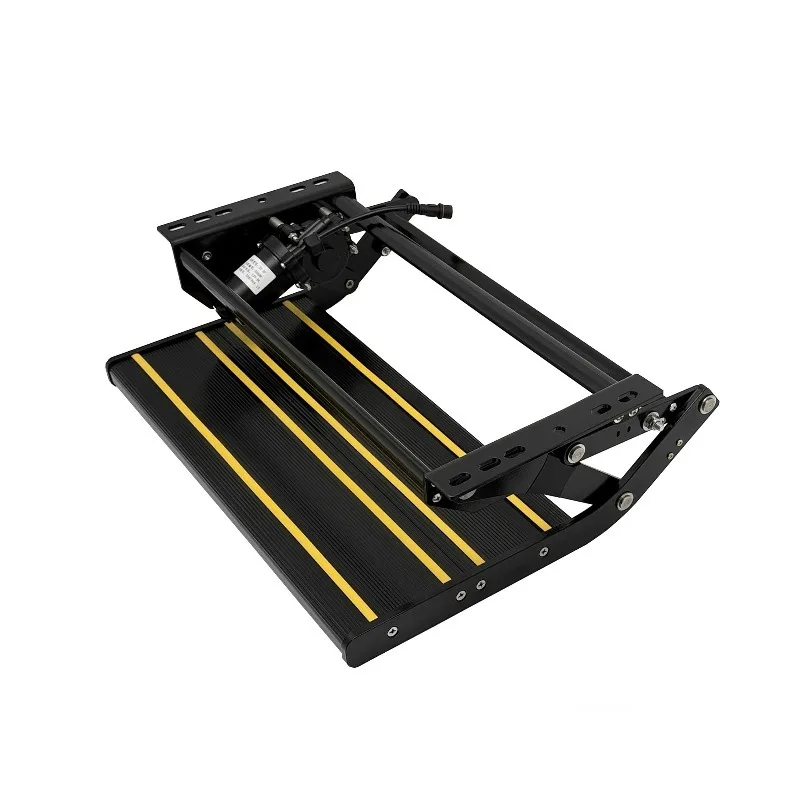 

RV Black Slip Aluminum Alloy Steps Motorhome Caravan Single Motorized Electric Step