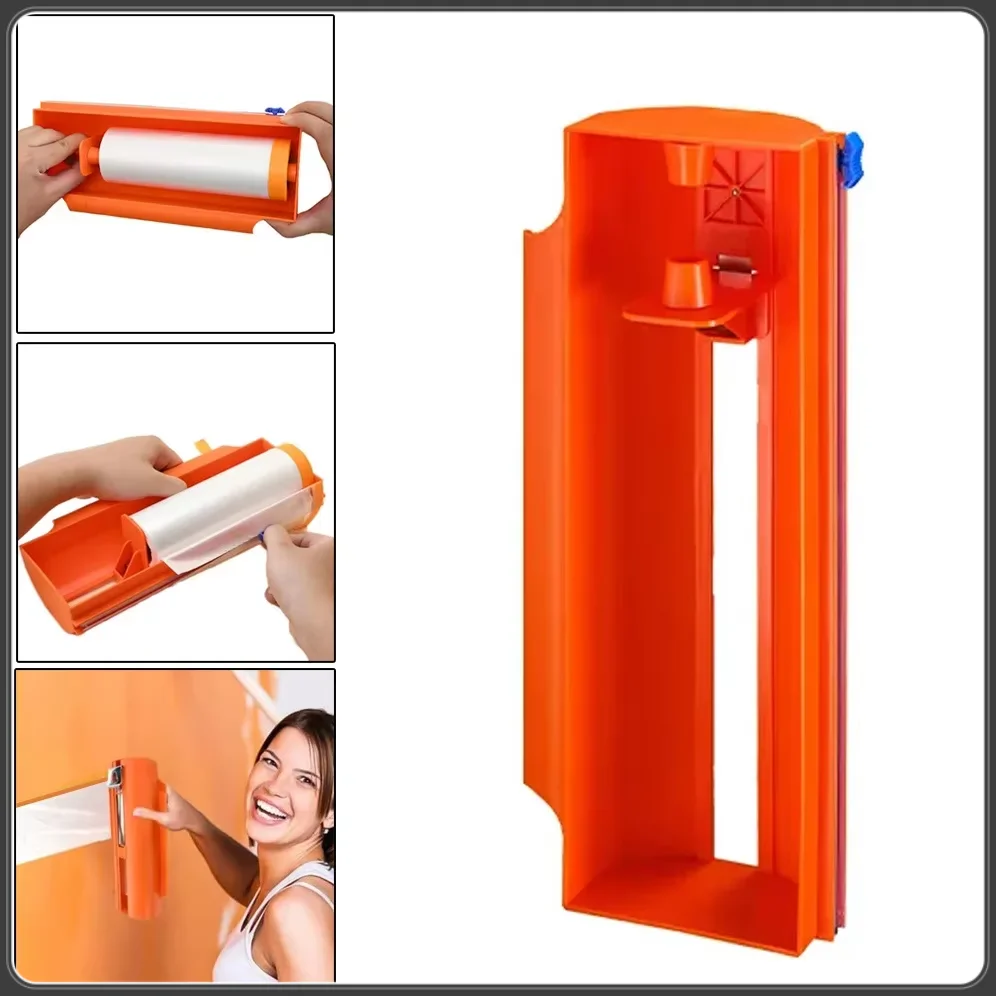 Upgraded Masking Film Cutter Masking Film Cutting Tool For Cutting Car Spray Paint Protective Film Furniture Dustproof Film