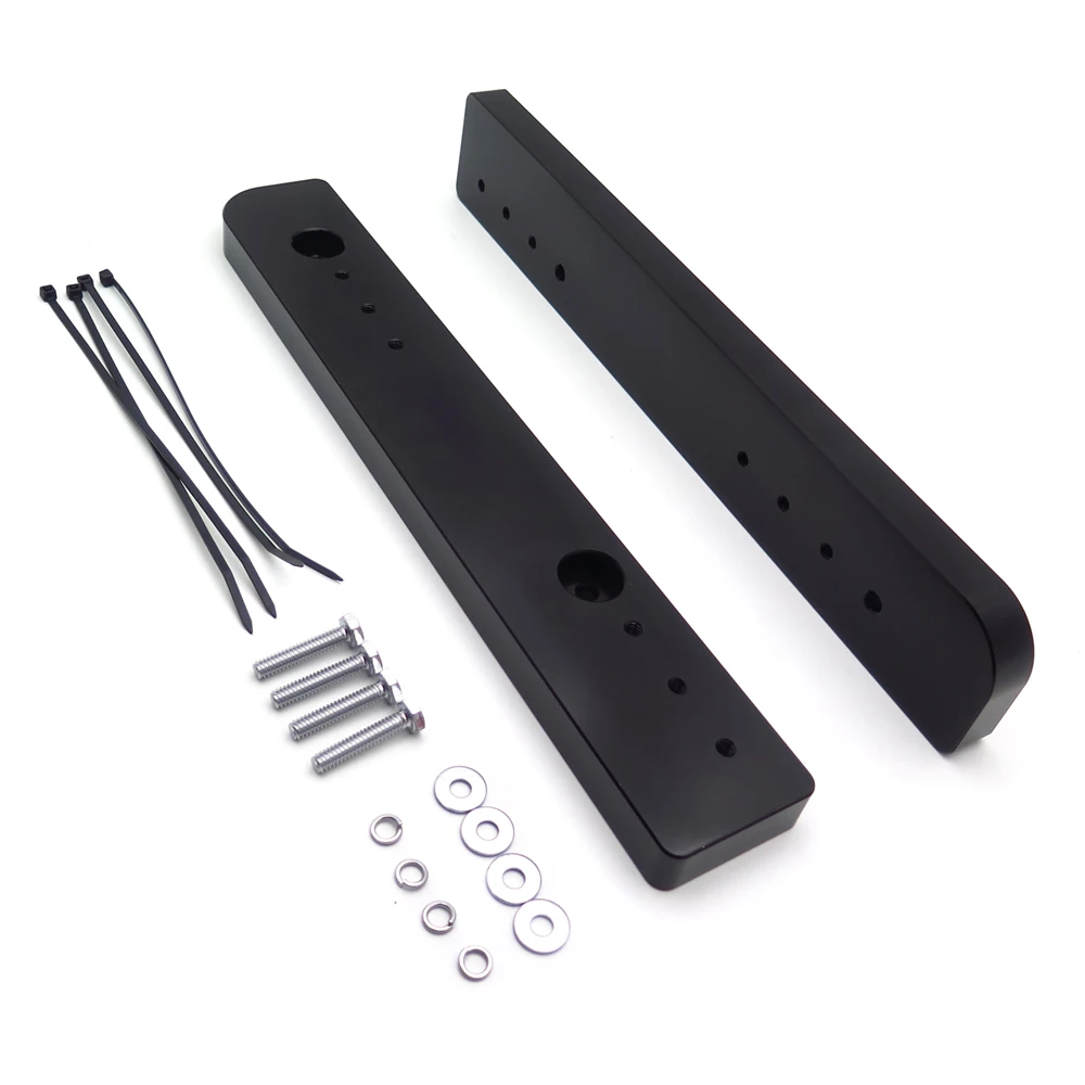 조절 가능한 투어-팩 트렁크 수하물 이동 장치 키트 마운트 확장 플레이트 랙 2014-2019 할리 로드 킹스, 스트리트 글라이드, 트라이크용