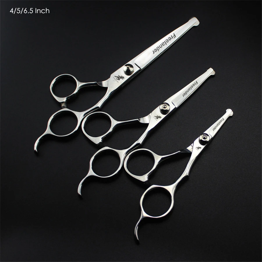 1pc 4/5/6.5 inch Professional Pet Grooming Scissors Round Tip Safety Dog Shears Hair Cutting Scissors