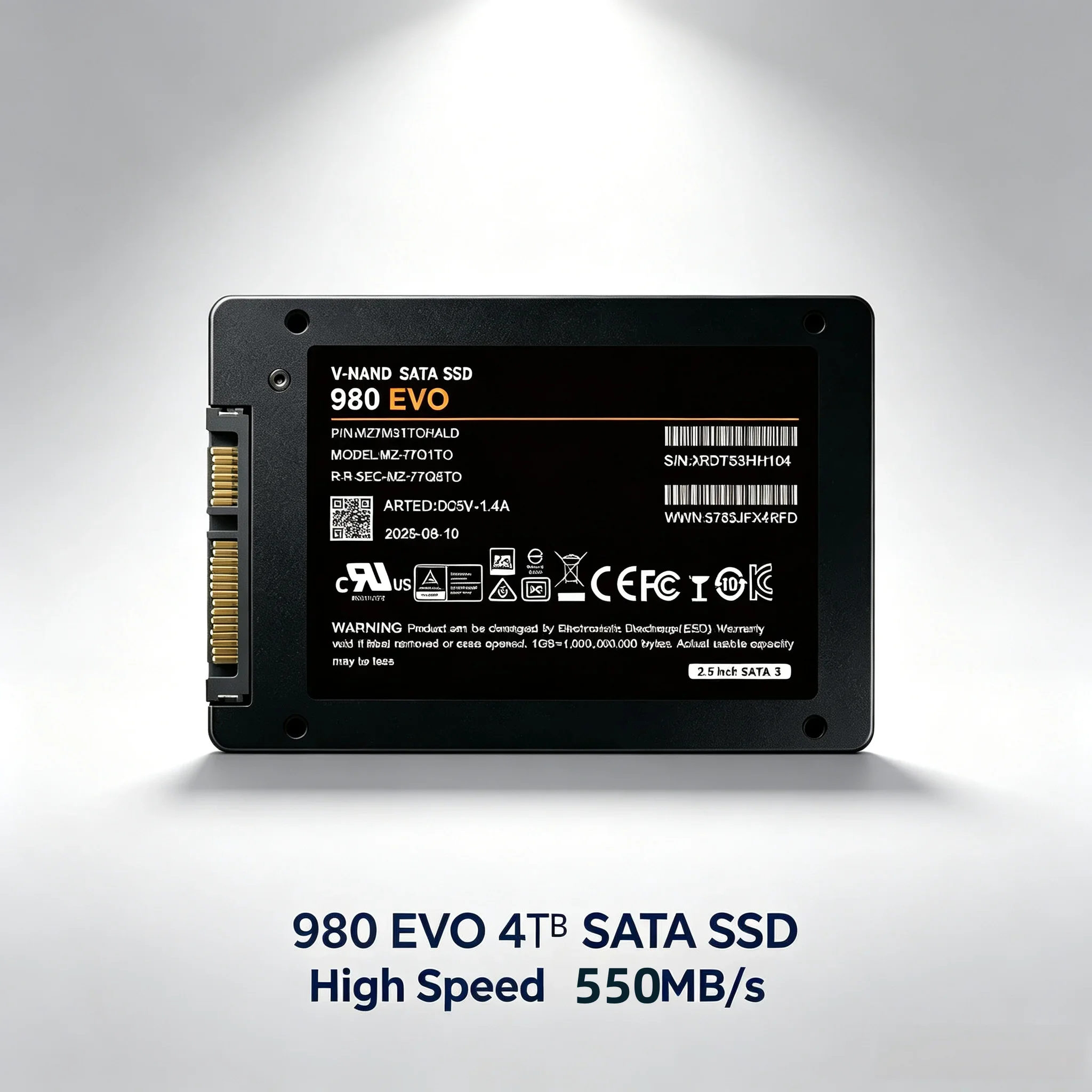 Internal HDD 980/990 EVO Solid State Disk 4TB 2.5 Inch SSD 500GB 1TB 2TB  Hard Drive Sata3 For Laptop Microcomputer Desktop