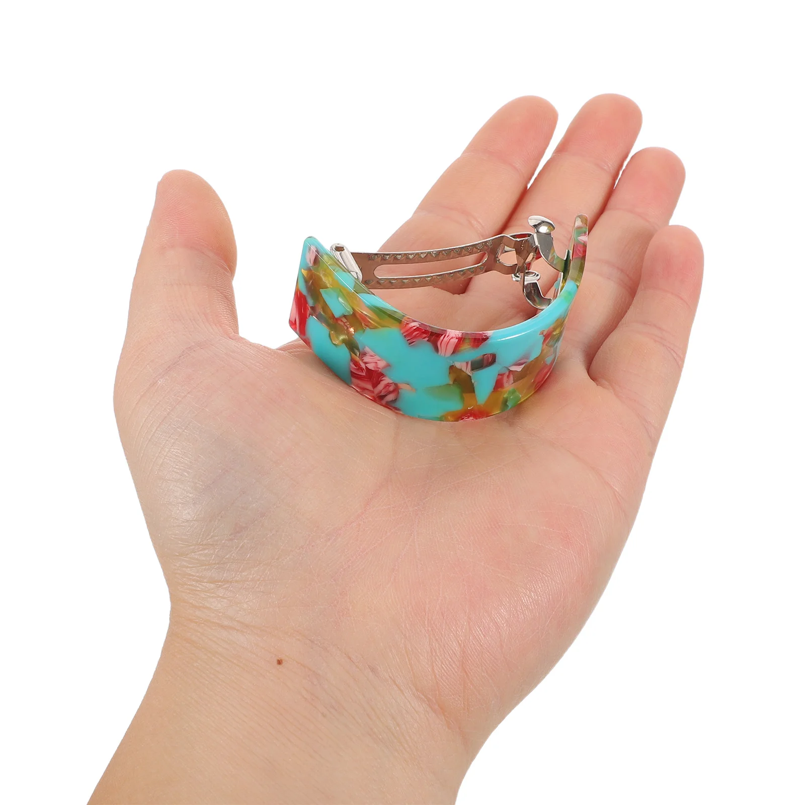 

4Pcs Elegant Acetate Claw Clips Hair Bun Fork Spring Claw Clip High Ponytail Clip Hair Styling Clips Women Barrettes