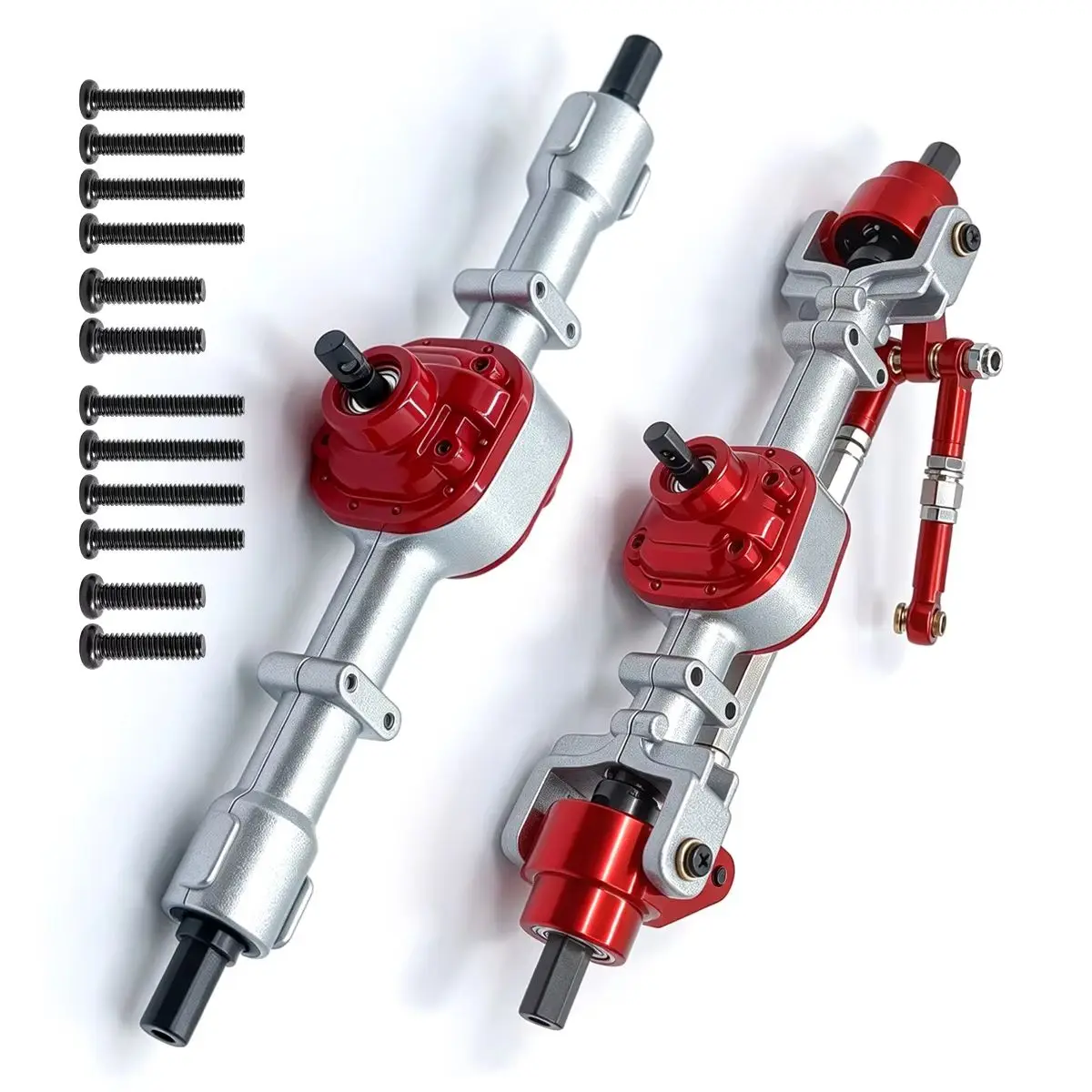 Metal Modification Front Rear Axle Assembly 1/12 RC Crawler Suitable For MN MN82 LC79 MN78 D90 D91 D96 99S RC Car Spare Parts