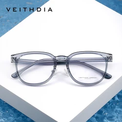 VEITHDIA 푸른 빛 차단 안경, 컴퓨터 독서/게임/TV/전화 안경 여성용 남성용, 눈의 피로 방지 및 UV 눈부심 V0736