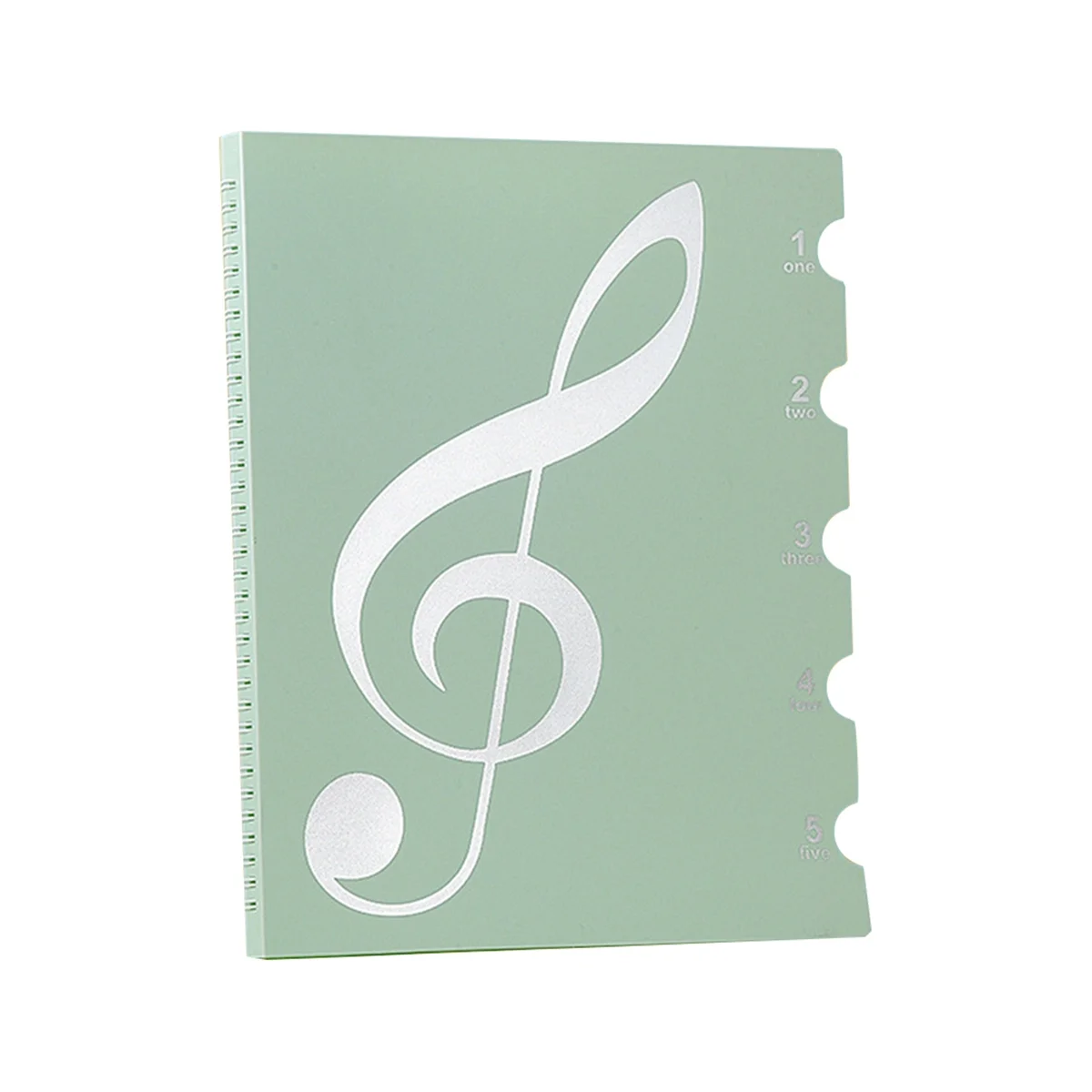 Sheet Music Folder, 60 Pages, Sheet Music/Holder,Fits Letter Size A4, Writable & Detachable Choir Folder