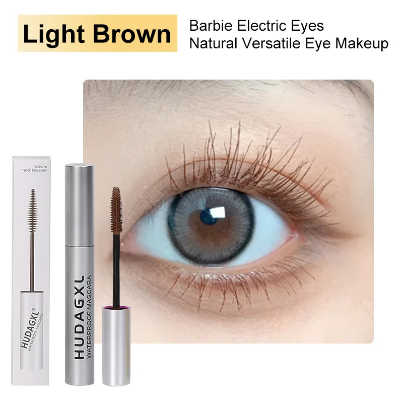 3D Fiber Lashes Thick Lengthening Mascara Waterproof Mascara for Eyelash Extension Black Thick Long-Wearing Makeup Eye-Cosmetics