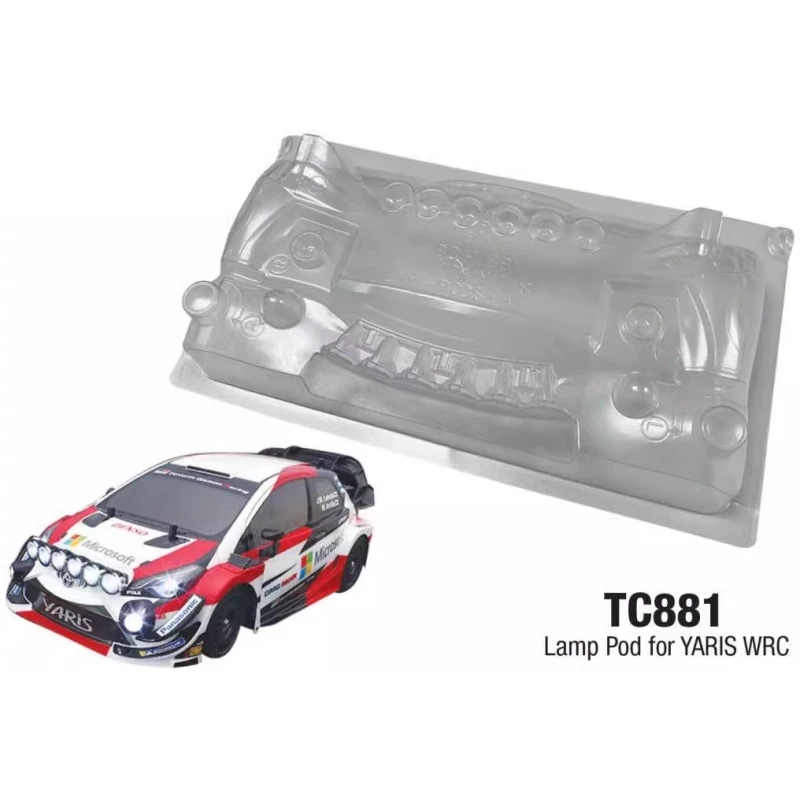 1/10 RC Rally Car Lamp Pod, fibbie luminose per Yaris WRC,Impreza 2008/2007,Lancia Delta