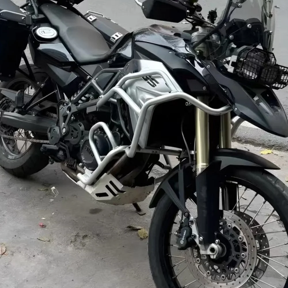 FOR F650GS/F700GS/F800GS Split Full-Wrapping Front Bumper Kit Upper & Lower Sections Thickened Reinforced High-Rigidity Engine
