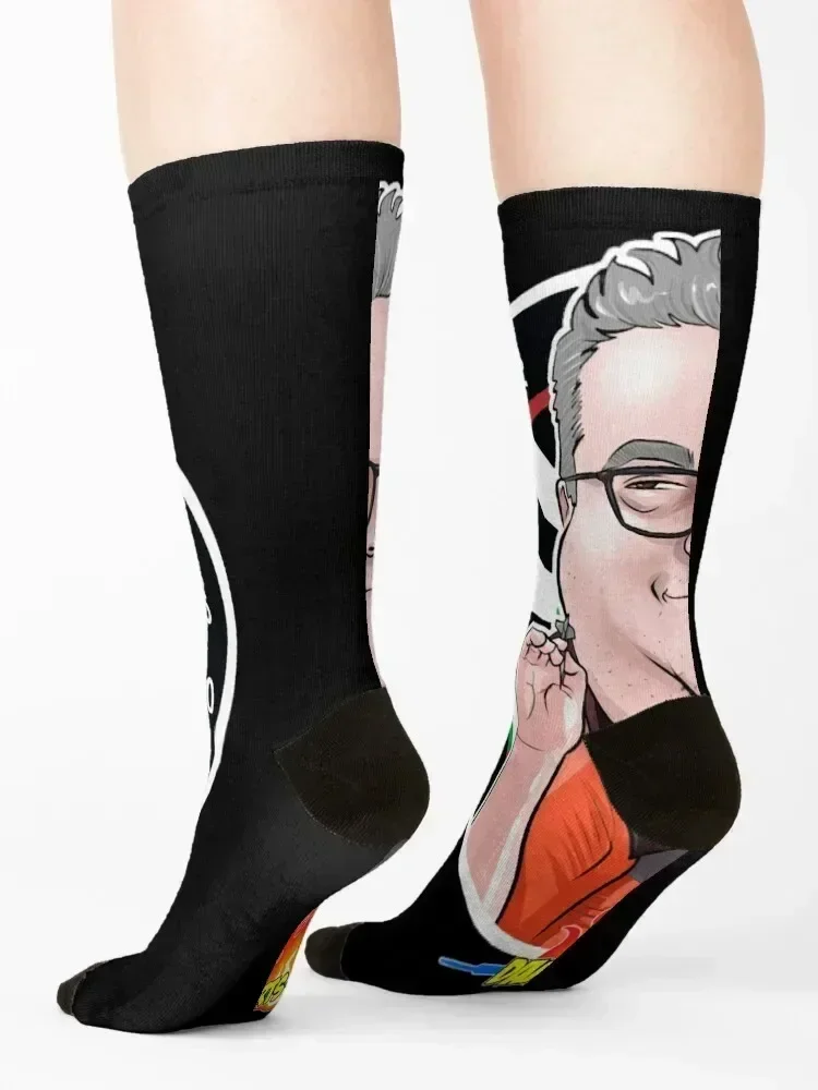 جوارب Caricatura Stephen Bunting by Darts Attack جديدة فضفاضة مع طباعة جوارب عصرية للرجال والنساء #4