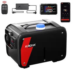 Upgraded Portable All-in-one Diesel Heater 5-8KW 12V bluetooh Smart Car Parking Heater with Remote Control and LCD Monitor