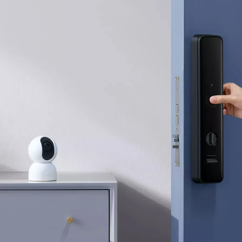 Imagem -05 - Xiaomi Smart Door Lock M20 Cat Eye Versão Completa Automática Ips Tela Visual Impressão Digital Bluetooth Nfc Desbloquear Mihome Controle Novo