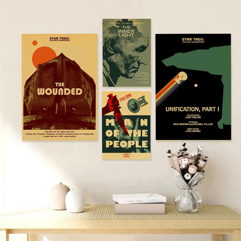 Star Trek: Next Generation Data Day Poster Retro Kraft Paper DIY Room Home Bar Cafe Art Mural Decoration