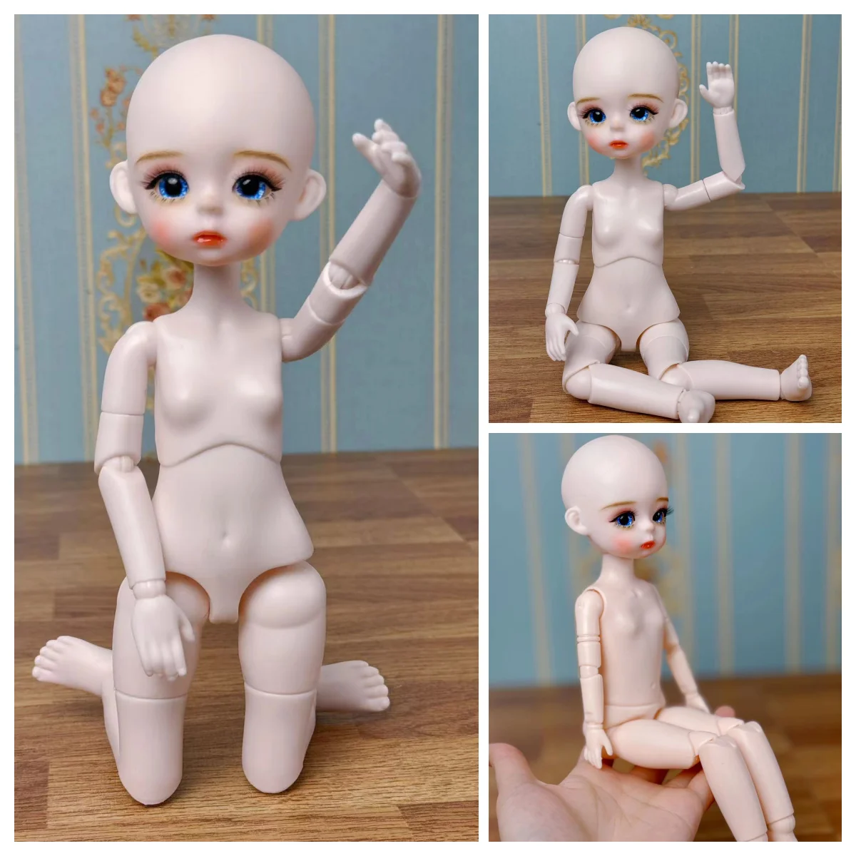 Słodkie DIY 1/6 BJD głowa lalki ręcznie robione 30cm lalki dziewczęce lalki zabawki prezent urodzinowy