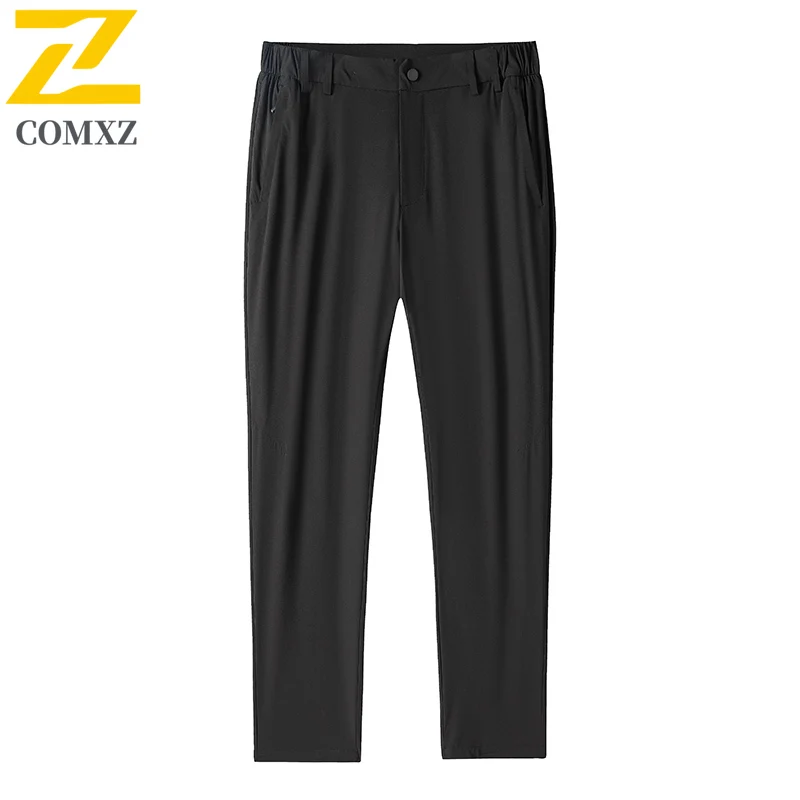 

Men's Tencel Pants Quick-Dry Spring-Summer Korean Style Outdoor Waterproof and windproof Casual Loose Fit Breathable Travel