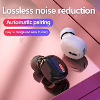 X9 Wireless Headphones 5.0 Invisible Earbuds In-ear ultra-small business Earphone Fast connection for Xiaomi Huawei Honor