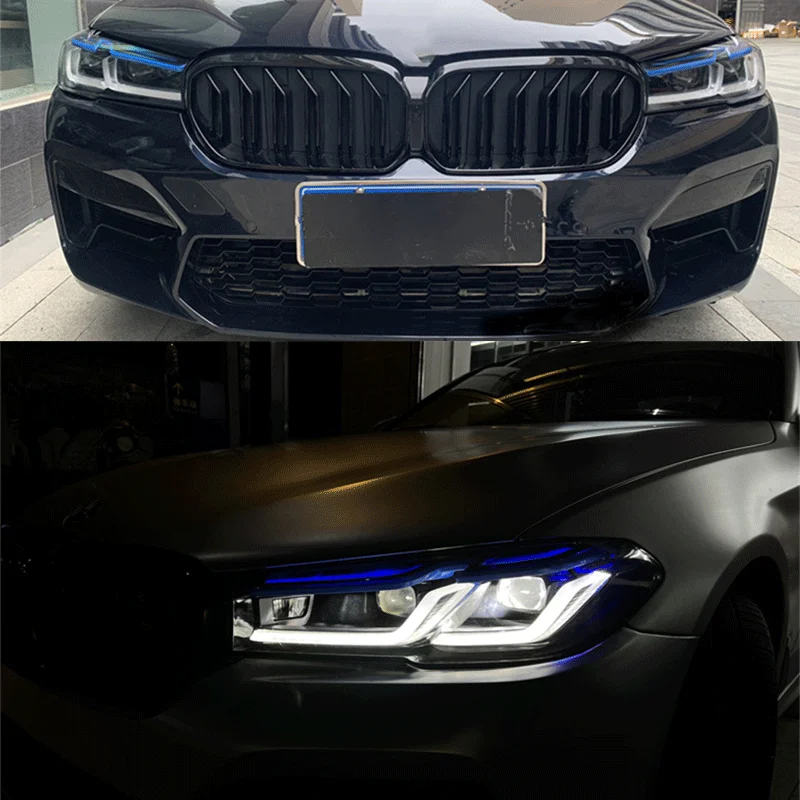 Car Lights fit for BMW G30 LED Headlight Projector Lens 2017-2021 5 Series 530i 525i Head Lamp Front DRL Signal Car Accessories