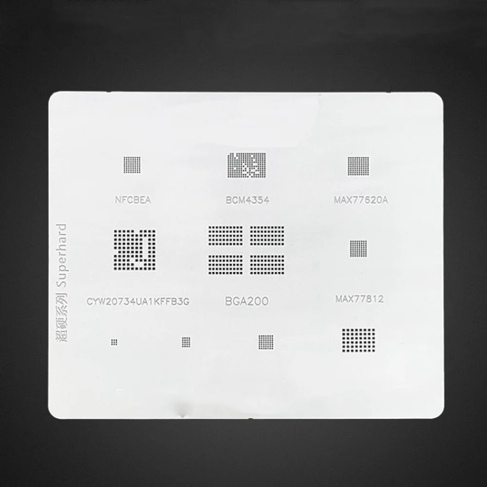 ODNX02-A2 BGA Reballing Stencil For Switch NS CPU IC Chip Solder Tin Plant Net Welding Template Square Hole Mesh replace parts