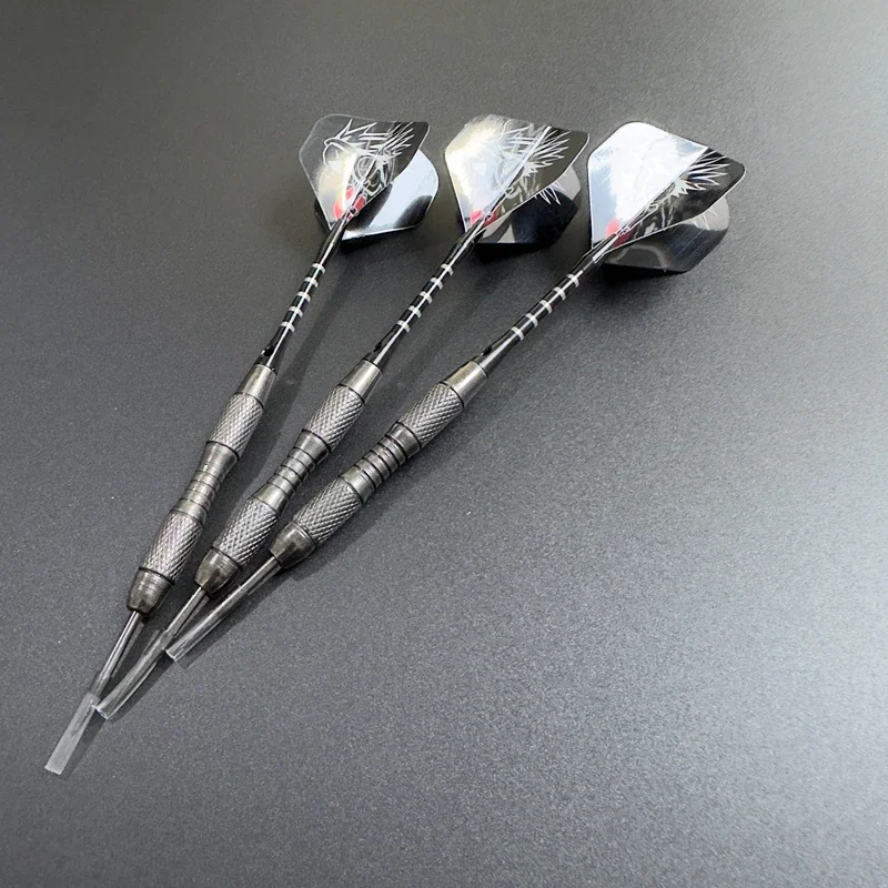 

3pcs/Set Metal High-grade Imitation Tungsten Steel Needle Darts 20g Professional Competition Training Black Aluminum Rod Plastic