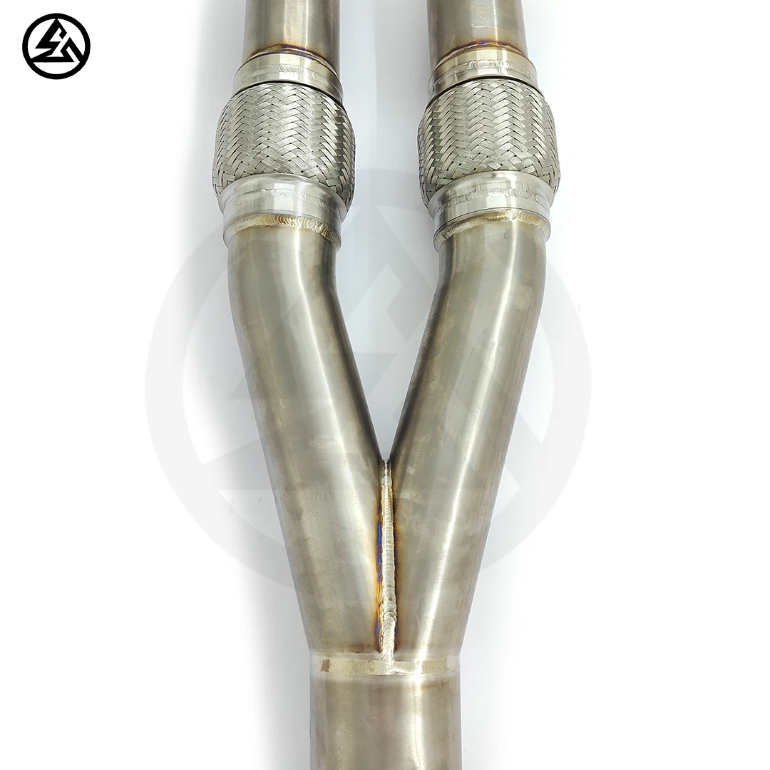 High Quality  Titanium Exhaust For Nissan GTR R35 3.8T V6 Performance Y Pipe Midpipe Front Pipe