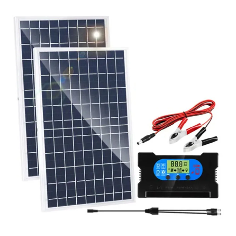 

Customizable Solar Panel Setup Controller Dual-chip Design 33*20cm Fast Charging Kit Comprehensive Installation Kit