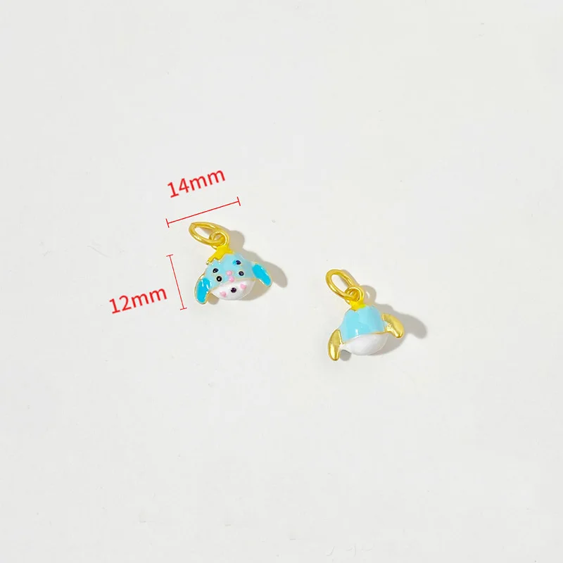 New Miniso Fashion Disney Winnie Bears Charm Beads Suitable for Original Women's Bracelets Jewelry Accessories Gifts