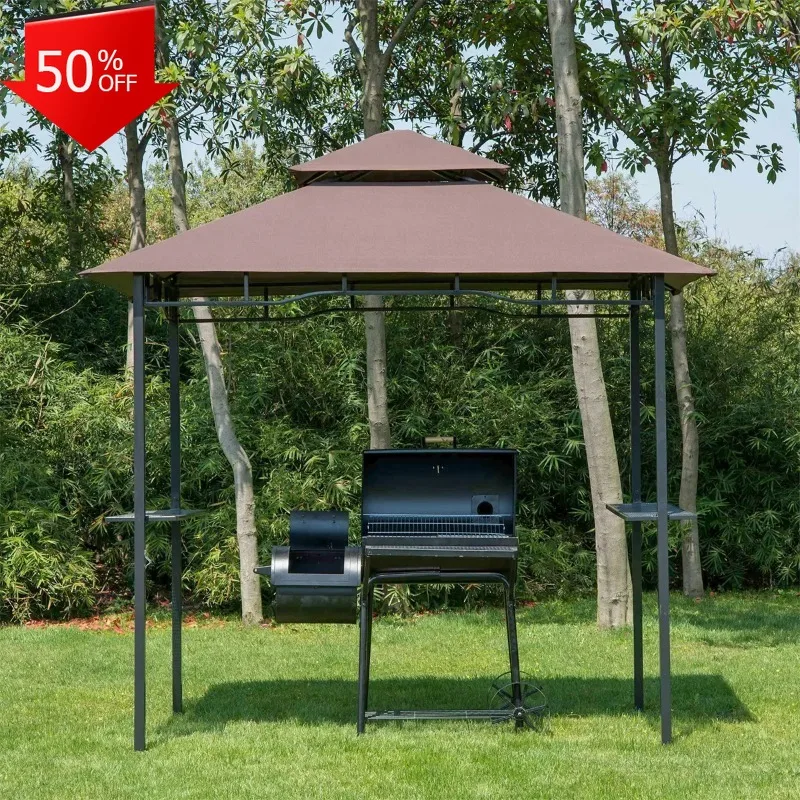 

Gazebos Outdoor Arbor Pavilion Exterior Roof Rain Pergola Tent Garden Gazebo Door Marquee Tents Canopy Folding Living Doors