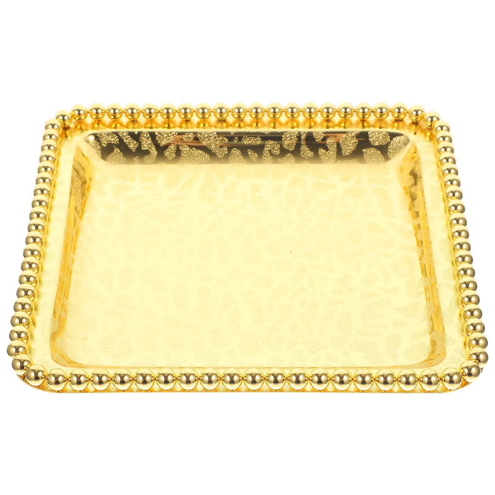 

Decorative Vintage Metal Fruit Plate Snack Tray Food Serving Tray for Weddings Party Banquets Home Food Serving Dish