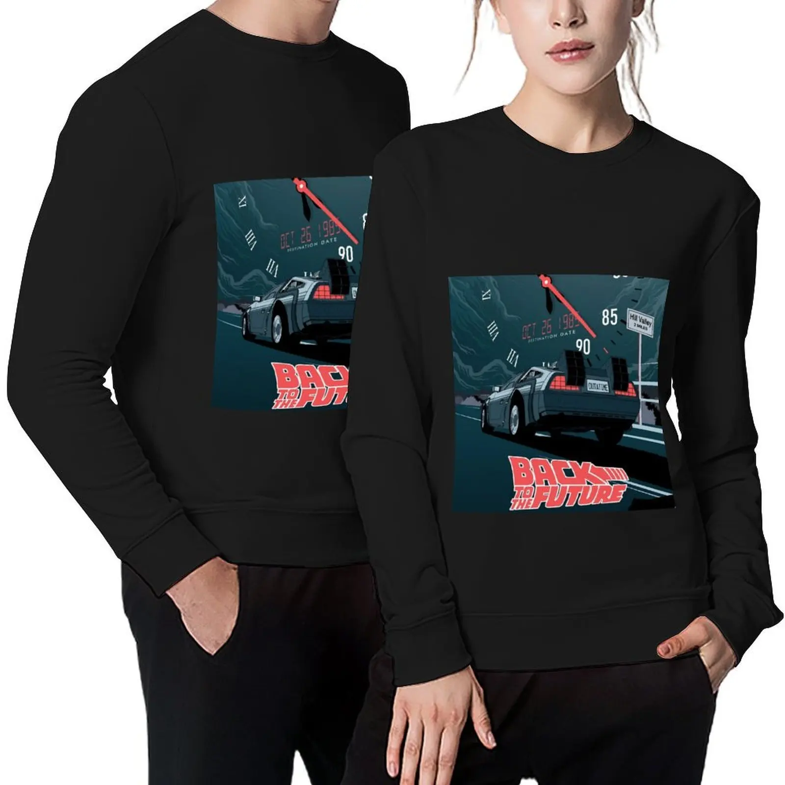

Back to the futur Pullover clothes for men tracksuit men men clothes korean style clothes sweatshirt