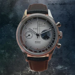 ガルトロン エン クロノグラフ ウォッチ ムーンフェイズ 40MM 手巻き機械式腕時計 ST1901 サファイア カラフルな文字盤