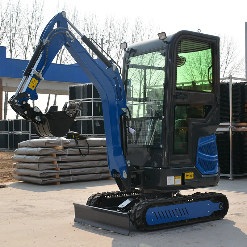 2.18U Small Hydraulic Excavator 1.5 Ton Mini Crawler Digger Max Digging Depth 2000mm For Municipal Engineering