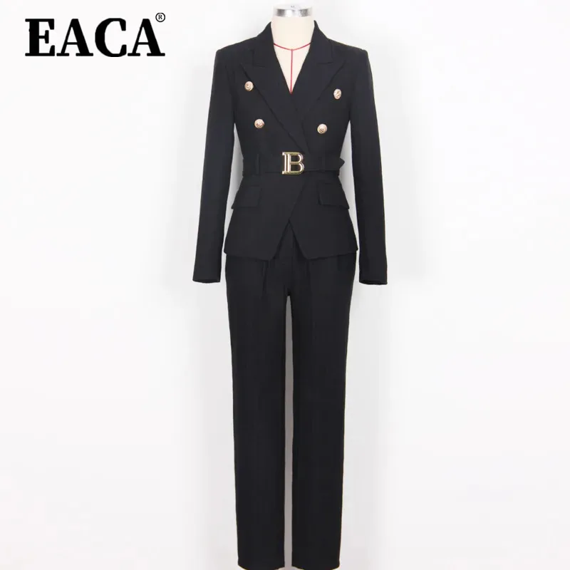 

EACA Spring And Autumn New High-end Fashion Women's Suit Advanced Jacquard Fabric Professional Temperament Suit 2025 New