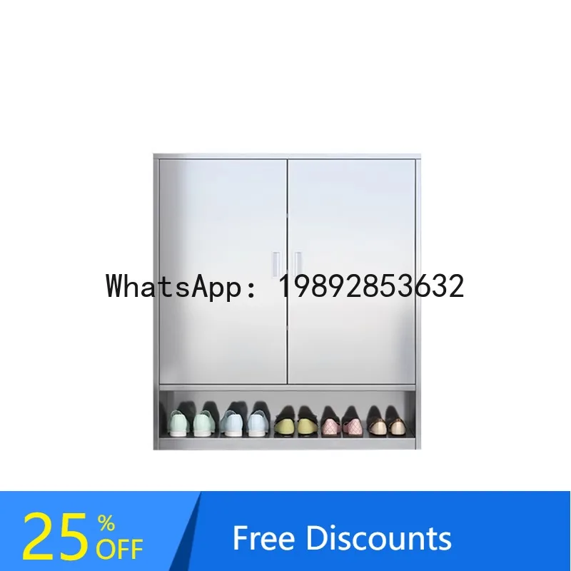 YFY Stainless Steel Shoe  for Home Use, Rust-Proof, Multi-Layer, Large Capacity Storage Cabinet for Hallway and Aisle, Shoe Rack