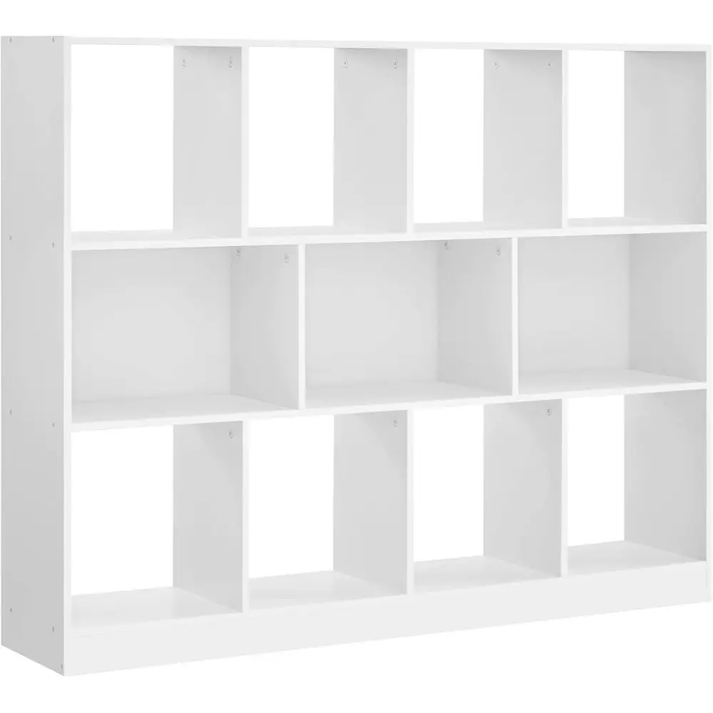 

Вертикальный шкаф для хранения с 11 отделениями, 11,8x49,6x39,4 дюйма, белый, идеально подходит для гостиной, кабинета, офиса