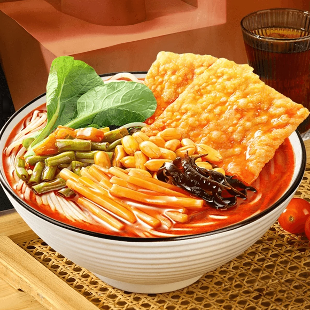 [6 Packs] Choubao Original Liuzhou Snail Rice Noodles with Chunky Yuba - Authentic Chinese Noodle Soup, 10.58oz Each