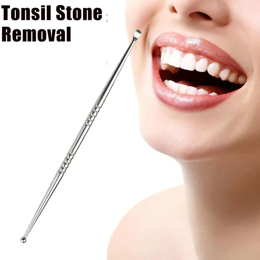 1 قطعة Tonsil حجر إزالة الأذن الشمع مزيل أداة الفولاذ المقاوم للصدأ مزيل الفم تنظيف العناية أدوات Tonsil حجر مزيل الرعاية الصحية