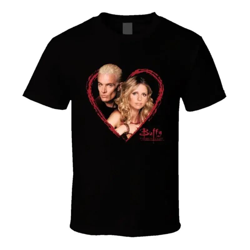 Buffy The Vampire Slayer Spike Love Story Retro Tv Show Fan T Shirt