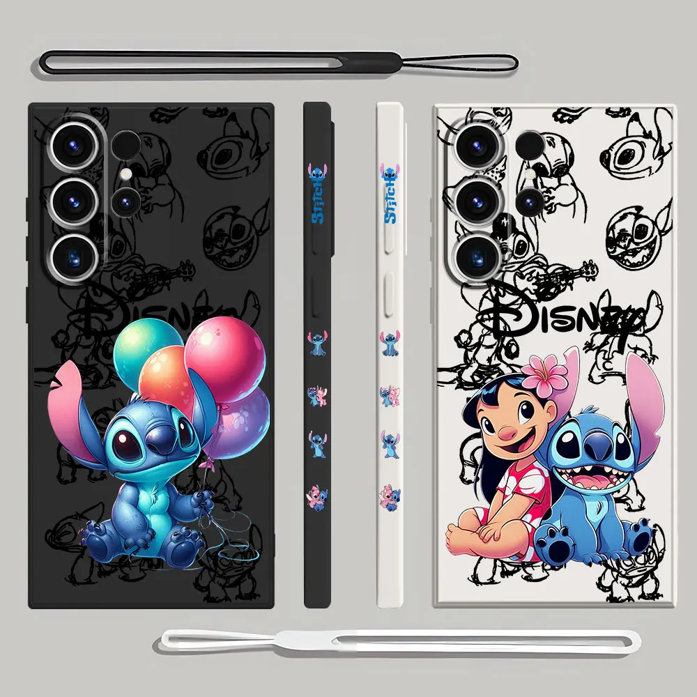 Disney Lilo & Stitch Case for Samsung Galaxy S9 S10 Note 10 Plus 9 Note 20 Ultra S8 S9 Plus TPU Silicone Cover 