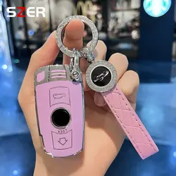 NEW TPU Car Key Case Cover Fob For BMW E60 E61 E70 E81 E87 E90 E91 E92 X1 X5 X3 1 3 5 6 Series Z4 Protector Keychain Accessories