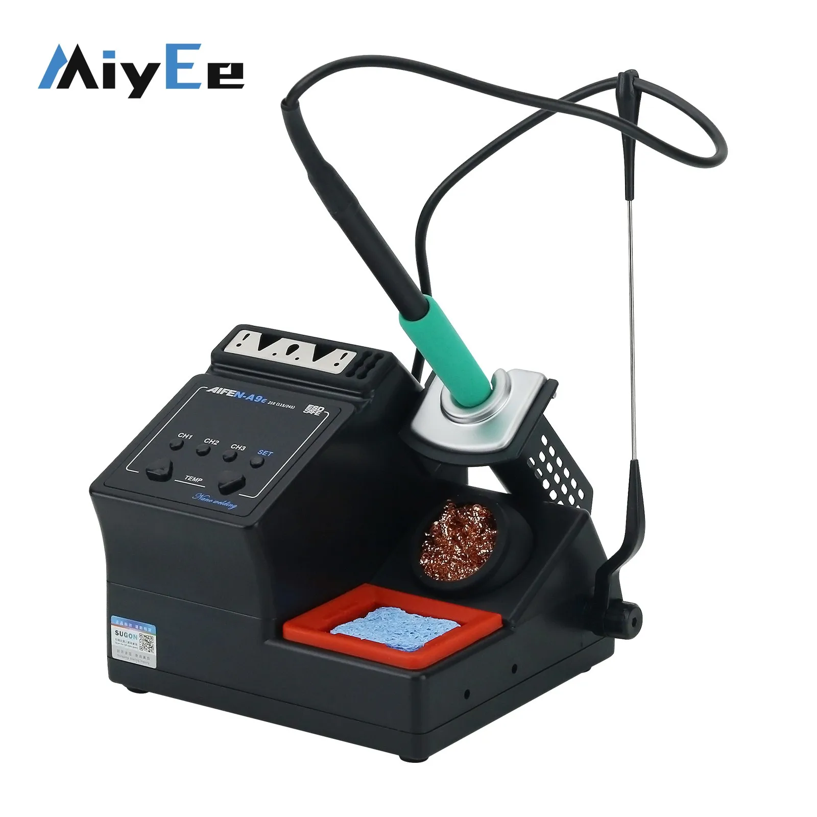 AIFEN-A9E 160W High Power Soldering Station Kit + 3pcs 210 Soldering Tips us stock (Needle Bent & Knife Tips)