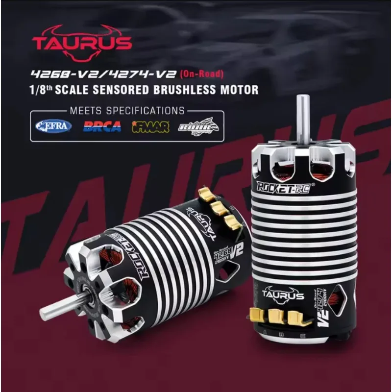 ROCKET-RC 4274 4268 V2 Sensored Brushless Motor 1900KV-2800KV 5mm