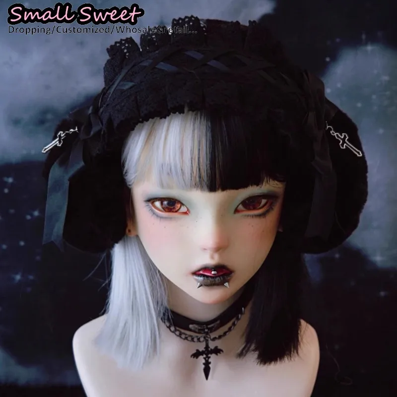 Women Handmade Japanese Y2K Girl Bandage Lace Ruffle Earmuffs Gothic Headband Dark Lolita Cross Warm Earmuffs Hair Accessories